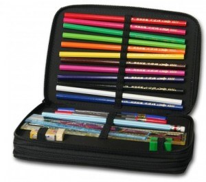 Yordawn Trousse Scolaire Trousse à Crayons Grande Capacité avec 3